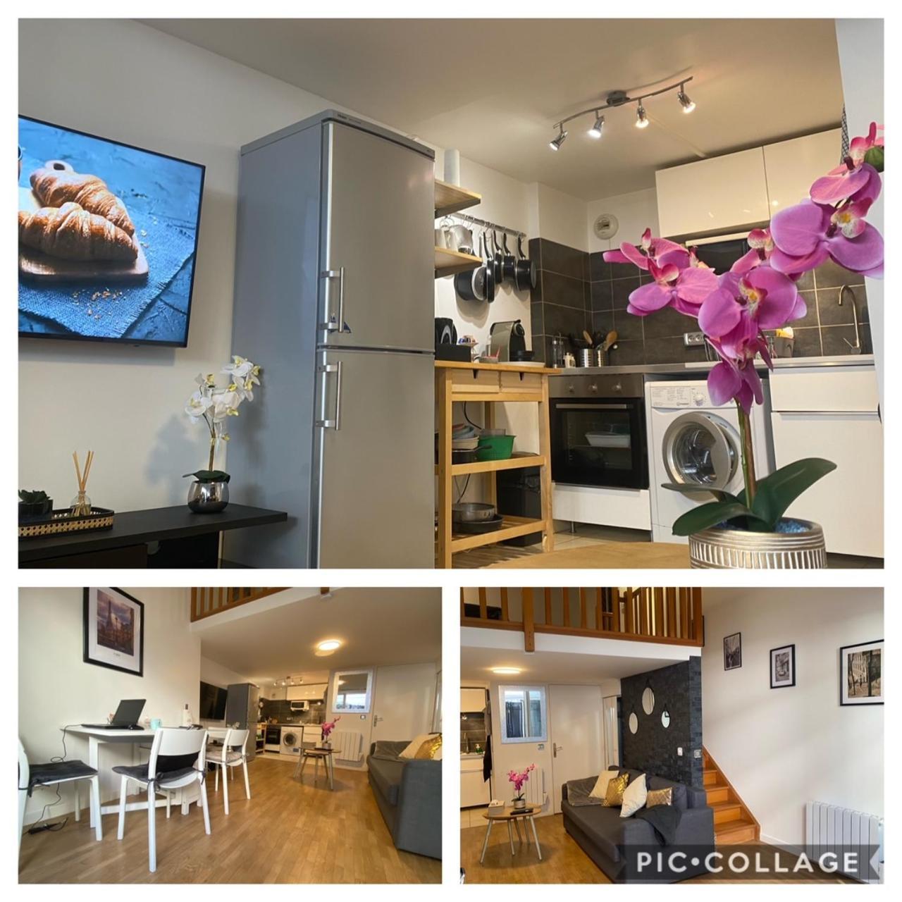 Magnifique Duplex 45 M2 Aux Portes De Paris Metro Barbara A 30Mn Expo Porte De Versailles Montrouge Luaran gambar
